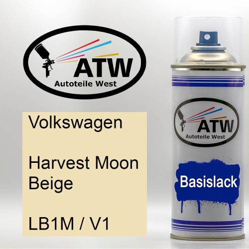 Volkswagen, Harvest Moon Beige, LB1M / V1: 400ml Sprühdose, von ATW Autoteile West.